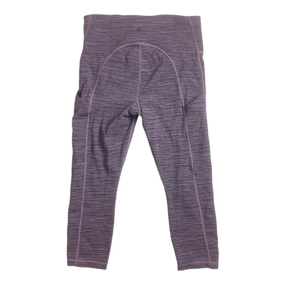Athleta Ultimate Stash Pocket Capri Leggings Volcanic Purple Black S - Picture 6 of 9